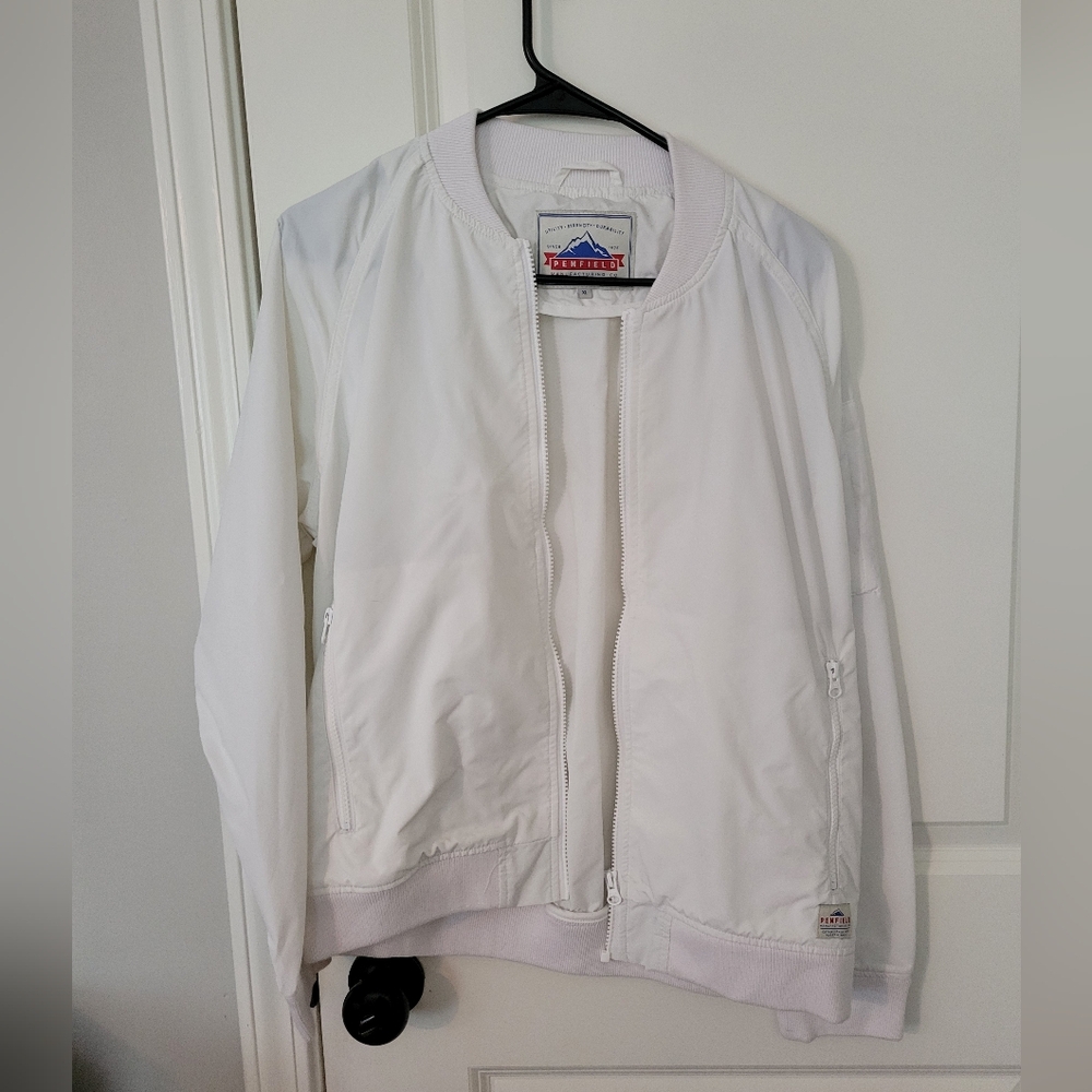 Scott Classic White Bomber Jacket